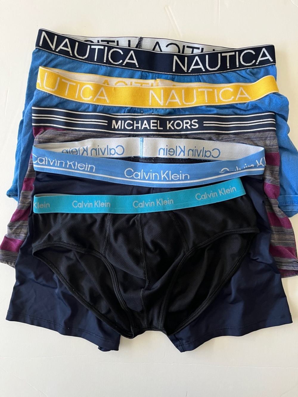 Calvin Klein, Michael Kors, Nautica boxer brief underwear 5 pack